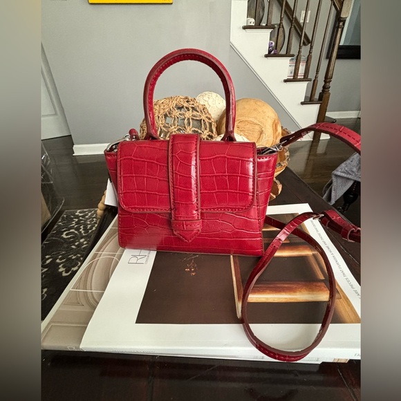 Zara mock crock mini city bag - Picture 5 of 7